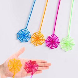 Juguetes de Halloween al por mayor: Telarañas de gelatina TPR con yo-yo, juguetes de broma de plástico coloridos OEM/ODM para máquinas expendedoras de juguetes para niños - Product Image 5