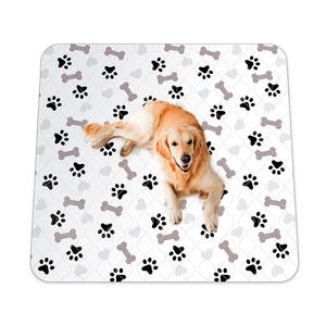 Contrôle des odeurs personnalisé imprimé réutilisable lavable <span class=keywords><strong>tapis</strong></span> de <span class=keywords><strong>chien</strong></span> chiot formation WC Wee pipi tampons animaux écologique <span class=keywords><strong>chien</strong></span> <span class=keywords><strong>tapis</strong></span> de lit - Product Image 4