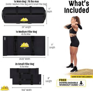 Muestra gratuita: Bolsas de arena con cremallera para soportes de fondo, para pesas y contrapeso - Product Image 4