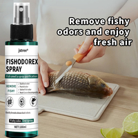 Spray désodorisant pour voiture, éliminateur d'odeurs de poisson, désodorisant automobile en plastique pour odeurs de fruits de mer et de moisissures, rafraîchisseur d'air portable pour voiture