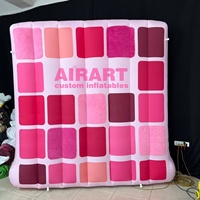 Palette de fards à paupières gonflables sur mesure pour la décoration d'événements de bal masqué