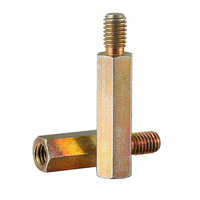 Entretoises hexagonales cylindriques M2 M3 M4 M5 M6 M7 M8 M10 en acier inoxydable, cuivre pur, laiton, plaquées sur mesure, avec filetage mâle/femelle pour PCB