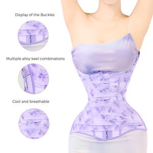 Vente en gros de body sans couture à haute compression pour femmes, corset, vêtements de forme avec contrôle ferme, tissu respirant, crochet et fermeture des yeux - Product Image 1
