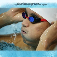 Gafas de Natación Unisex Profesionales Antivaho con Protección UV, Impermeables, de PC+Silicona, Ajuste a Presión, Coloridas, con Logotipo Personalizado