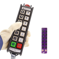 Control Remoto Inalámbrico para Grúa y Cabrestante, Transmisor y Receptor RC Industrial de 12 Botones, ¡Gran Oferta!