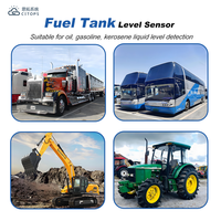 Capteur de niveau de réservoir de carburant RS232 RS485 MDVR capteur de jauge d'huile Compatible camion Bus flotte surveillance de carburant alerte de vol réduction des coûts