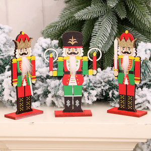 Décoration de Noël en bois à assembler soi-même, motif Casse-Noisette, pour vitrine d'hôtel et de centre commercial - Product Image 2
