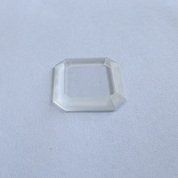 Industrial Special Shaped Optical Glass Ring Inner Length 15mm Outer Length 20mm for Optical Surveying Measuring Instrument