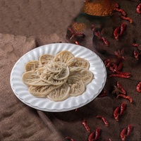 Assiette ronde en mélamine blanche de 9 pouces, incassable, pour restaurant, motif floral