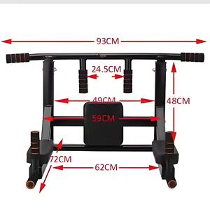 Gắn trên tường Heavy-Duty <span class=keywords><strong>pull</strong></span>-<span class=keywords><strong>up</strong></span> <span class=keywords><strong>Bar</strong></span> sức mạnh cốt lõi Tập Thể Dục Đào Tạo phòng tập thể dục thiết bị nhà sử dụng đào tạo kéo lên thanh Dip đứng - Product Image 3