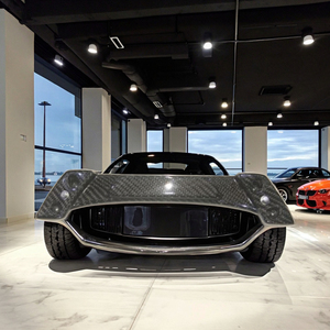 2017 2019 cao cấp sang trọng sợi carbon phía trước Bumper giấy phép tấm khung cho McLaren 720S chất lượng cao body Kit - Product Image 4