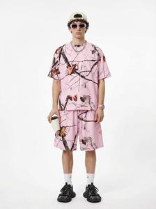 Camiseta de hombre con logo personalizado, peso medio, estampado completo, algodón y poliéster, cuello redondo, estampado gráfico de camuflaje Real Tree, corte holgado. - Product Image 6