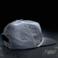 5 panneau plat Bill Snapback corde chapeau pour femmes hommes non structuré 256 plaine blanc imperméable Nylon chapeaux personnalisé brodé casquette