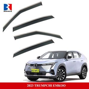 Pare-soleil de fenêtre compatible, teinté fumé, 4 pièces, protection contre le soleil et la pluie, déflecteur d'air avec Trumpchi EMKOO 2023 - Product Image 2