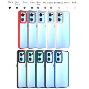 เคสแบบด้าน กรอบเลนส์โลหะ ฝาหลังซิลิโคนกันกระแทกแบบโปร่งแสง สำหรับ <span class=keywords><strong>Oppo</strong></span> Reno 7 5G 6 F21 8 Pro Plus A96 - Product Image 6