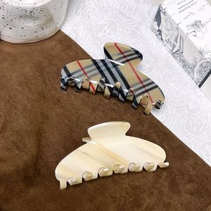 Nouvelle pince à <span class=keywords><strong>cheveux</strong></span> en acétate pour l'automne et l'hiver, style simple et luxueux, pince requin pour queue de cheval haute, tendance Ins - Product Image 1