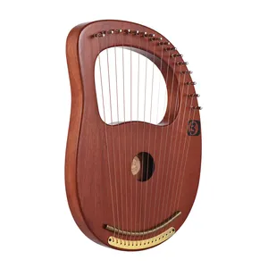 WH-16 16-snarige Houten Lier Harp Massief Houten Snaarinstrument Met Draagtas Tuning Moersleutel Schoonmaak Reserve