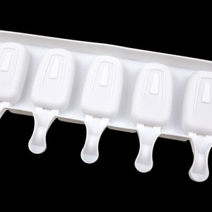 1012 8 trous ellipse gros crème glacée Popsicle moules de qualité alimentaire moule à crème glacée silicone pas estampillé bpa gratuit main faire de la glace <span class=keywords><strong>crea</strong></span> - Product Image 5