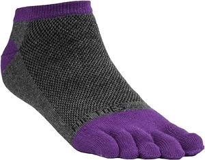 Tùy chỉnh bán buôn của nam giới Đen Mini Crew <span class=keywords><strong>Coolmax</strong></span> năm ngón tay injinjii Vớ ngón chân - Product Image 3