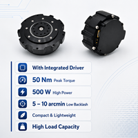 Module de servo-attache personnalisé pour robot, couple de pointe 10 Nm 50 Nm, moteur 120 tr/min avec encodeur et driver pour applications robotiques