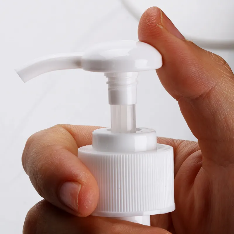 20/410 24/410 28/410 desain baru kosmetik kemasan plastik tutup putih pompa semprot dengan botol
