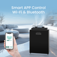 Diffuseur d'arômes électrique sans eau pour grandes surfaces B2B, commande par application Wi-Fi, double atomiseur, ventilateur, capacité de 1000 ml