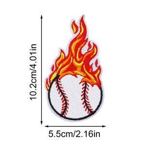 New Iron on Embroidery Baseball Game Day <b>Patch</b> for Hat Clothes <b>Backpack</b> Decoration - Product Image 6