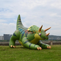 Jouet animal gonflable de qualité personnalisée rapace en PVC Dragon Raptor gonflable en PVC pour l'extérieur modèle de dinosaure publicitaire pour balade