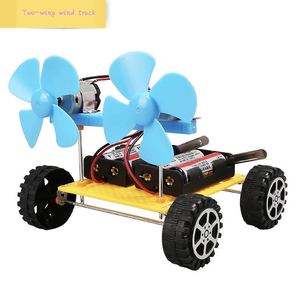 Gizmo double aile vent course <span class=keywords><strong>voiture</strong></span> technologie puissance <span class=keywords><strong>voiture</strong></span> bricolage petits matériaux faits à la main éducatif science expérience jouet éducatif - Product Image 2