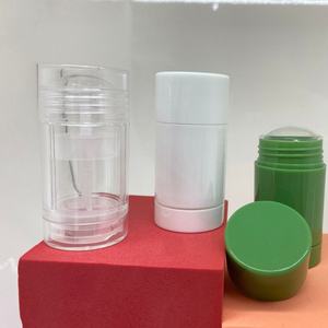40g 75g Round Shaped <b>Empty</b> Solid Cleaning <b>Bottle</b> <b>Plastic</b> Deodorant Stick Packaging Containers - Product Image 3