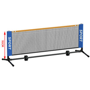 Nouvelle structure de filet de pickleball portable en acier inoxydable Newchance, pliable, pour usage domestique, mobile, réglable, entraînement, 2300g - Product Image 6