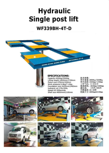 Single Post Hydraulic Car Lift Lifter for 4-5 Ton 4000kg-5500kg Repair Waterproof <strong>Auto</strong> in 1 Underground <strong>Jack</strong> for Car Wash - Product Image 5