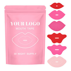 Nouvelle arrivée de qualité médicale en forme de lèvre rose bande de bouche femmes bande de sommeil, anti ronflement et bouchon de respiration buccale - Product Image 3