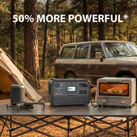 Centrale Électrique Portable OEM à Onde Sinusoïdale Pure 1000W 700W avec Contrôleur MPPT LiFePO4 et Prise CA, Générateur Solaire pour Camping en Extérieur