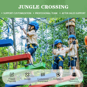 Cursos de Escalada en el Bosque, Parque de Aventuras, Equipo para Parques de Cuerdas al Aire Libre, Cursos de Cuerdas Altas - Product Image 2