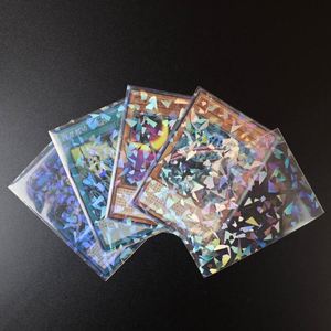 Fundas Holográficas para Tarjetas de PP de 7 Pulgadas, Protectores de Tarjetas Coleccionables, Diseño Moderno con Impresión por Transferencia de Calor - Product Image 1