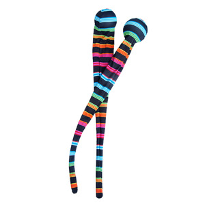 Accessoires de jonglage : Poi en polyester multicolores de 20 cm, en forme de chaussette élastique, pour jonglage à la main et mouvements ondulés - Product Image 5