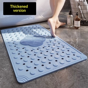 Tapis antidérapant en PVC pour salle de bain, imperméable, anti-chute, pour douche et toilettes, avec ventouses, fonction massage, imprimé trèfle à quatre feuilles - Product Image 5