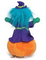 Amazing Circus Plush Toys Ghost Poupées de sorcière féroce Halloween Dancing Witch Pumpkin Stuffed Plushie