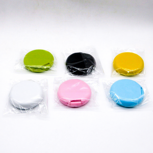 Estuche Portátil para Dentaduras Postizas, Caja de Almacenamiento para Retenedores de Ortodoncia, Soporte Redondo de Plástico para Alineadores Dentales, Logotipo Personalizado - Product Image 1