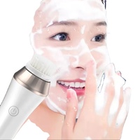 Brosse nettoyante pour le visage en silicone rechargeable - Brosse de massage rotative pour le soin quotidien de la peau et le nettoyage spa