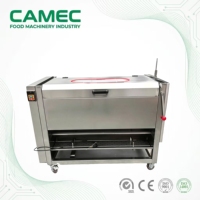 Laveuse électrique de légumes à racines avec rouleau brosse de 1200 mm en acier inoxydable pour pommes de terre, gingembre, taro, manioc, racine de lotus