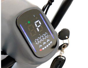 Trottinette électrique E1 Mini 350W 48V avec batterie amovible, autonomie 30-40km, homologation CEE CE, pneus 14*2.5, amortisseur hydraulique, vente en gros OEM - Product Image 4