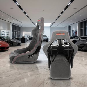 เก้าอี้แข่งรถแบบคอมพิวเตอร์ทรงสปอร์ต  วัสดุ FRP Alcantara ทนทาน  ออกแบบตามหลักสรีรศาสตร์ สำหรับเบาะนั่งแบบ Bucket Seat - Product Image 1