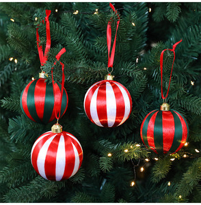 Boules décoratives en fil métallique <span class=keywords><strong>de</strong></span> 8 cm, ornements <span class=keywords><strong>de</strong></span> Noël à suspendre pour l'arbre <span class=keywords><strong>de</strong></span> Noël, la fenêtre, la décoration <span class=keywords><strong>de</strong></span> la maison, vente en gros - Product Image 5