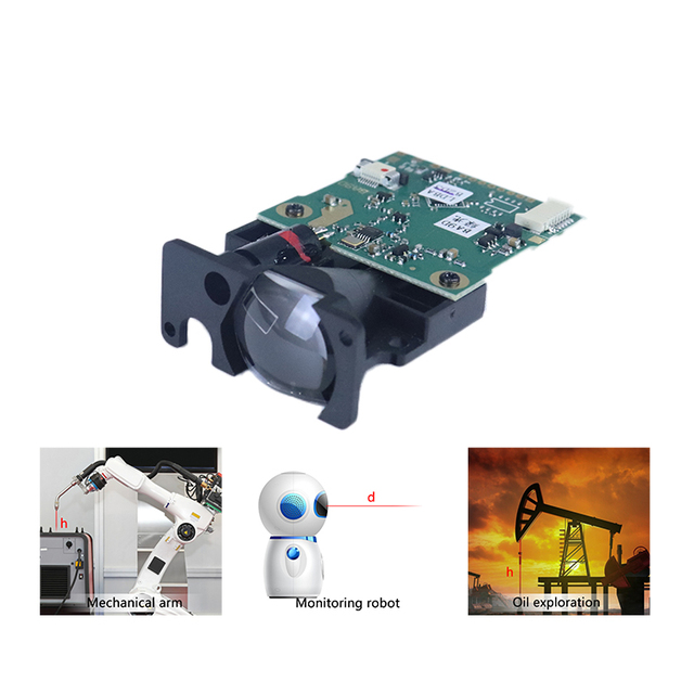 Industrial Laser Distance Sensor Strong Laser Beam Green Underwater Depth Sensor 30 Meter Range 520nm Blind Spot Distance Sensor