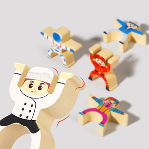 COMMIKI Balance Blocs <span class=keywords><strong>de</strong></span> Construction Enfants Balance Jouet En Bois <span class=keywords><strong>Bateau</strong></span> <span class=keywords><strong>Pirate</strong></span> En Bois Balance Jouet - Product Image 6