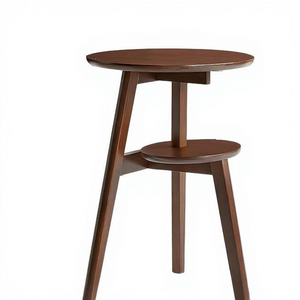 Modern Minimalist Wooden Double-layer <strong>Side</strong> <strong>Table</strong> <strong>Storage</strong> for Living Room Bedroom-Ornaments Sundries Living Room Furniture - Product Image 5
