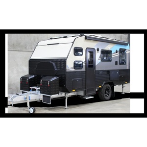 Caravane de camping tout-terrain en aluminium XINYI Factory, mobile, 15 pieds, pour 4 personnes, pour les aventures en famille en plein air - Product Image 1