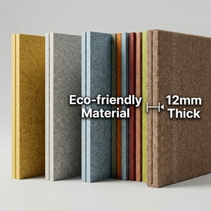 Proveedor de Paneles Acústicos de Fibra de Poliéster Clase A ASTM E84, Panel de Fieltro PET Reciclado Texturizado 3D de 12 mm, Compra al por Mayor para Cine - Product Image 4